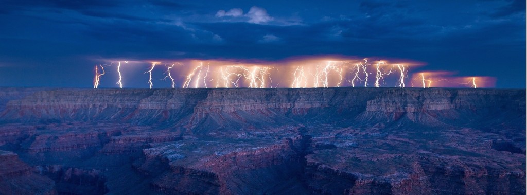 Grand Canyon Lightning