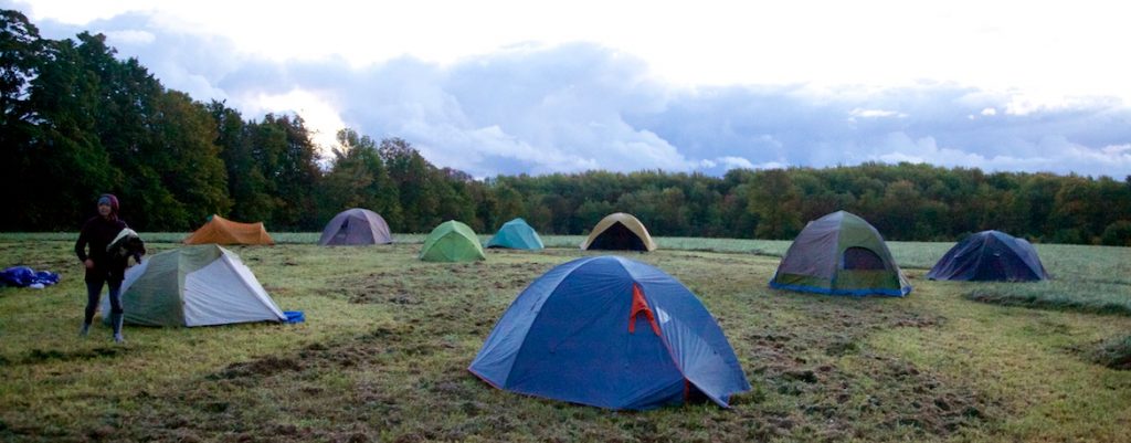 Tents in Field